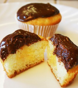 Boston Cream Cupcakes