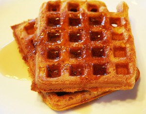 Spiced Pumpkin Waffles