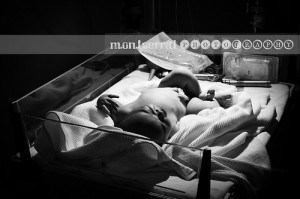 Moments after birth 01 B&W