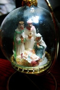 Nativity globe