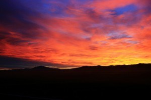 Sunset over Slumbering Hills