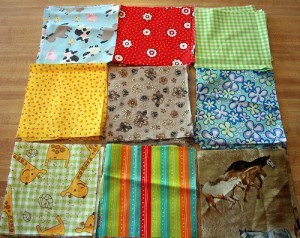 Sew-doku quilt block pieces