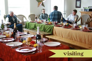 thanksgiving 2011 men talking