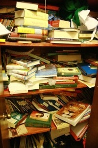 school book closet