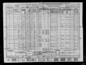 1940 Census Utah Charles Worthen Gibbs