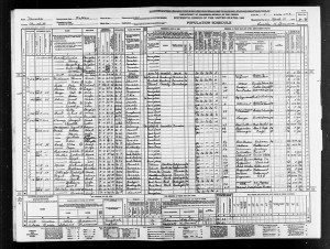 1940 Census Nevada Crook Children and Amelia Murdock Witt