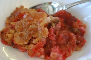 rhubarb crunch