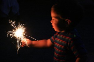 Sparklers For the First Time