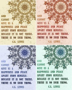 CS Lewis Happiness