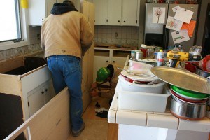 installing countertop