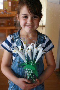 easter lilies craft