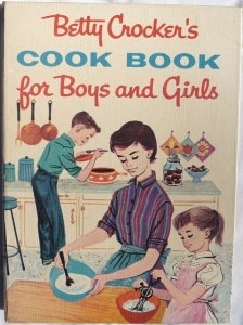 Vintage 1957 Betty Crocker Cook Book for Boys and Girls