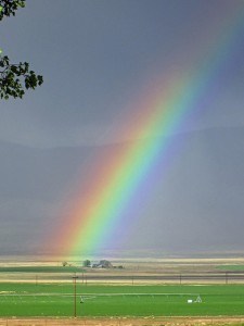 rainbow over our house 01