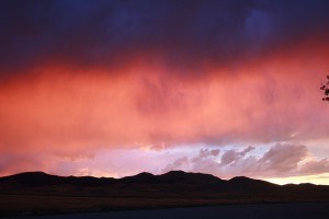 Sunset in Nevada