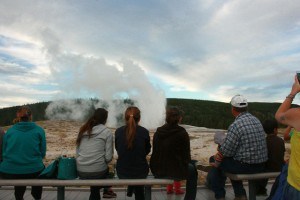 IMG_8448 - family watching old faithful