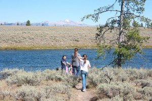 Walking to Madison River