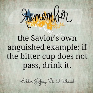 Bitter Cup - Elder Holland