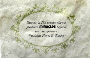 Success in Service - President Eyring