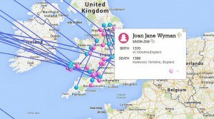 Rootsmap 20th generation England