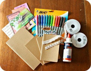 Journal decorating supplies