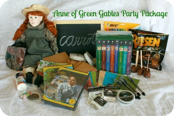 Anne of Gren Gables Party Package