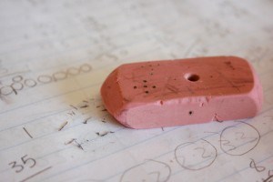 pink eraser