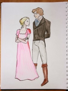 sketchbook 07 Emma and Mr. Knightley
