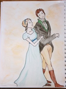 sketchbook 08 - Jane and Mr. Bingley