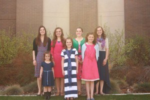 Girls Easter 2014