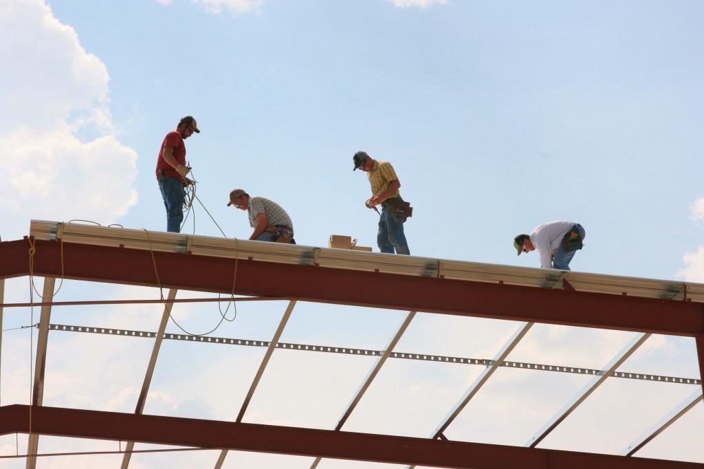 building hay barn