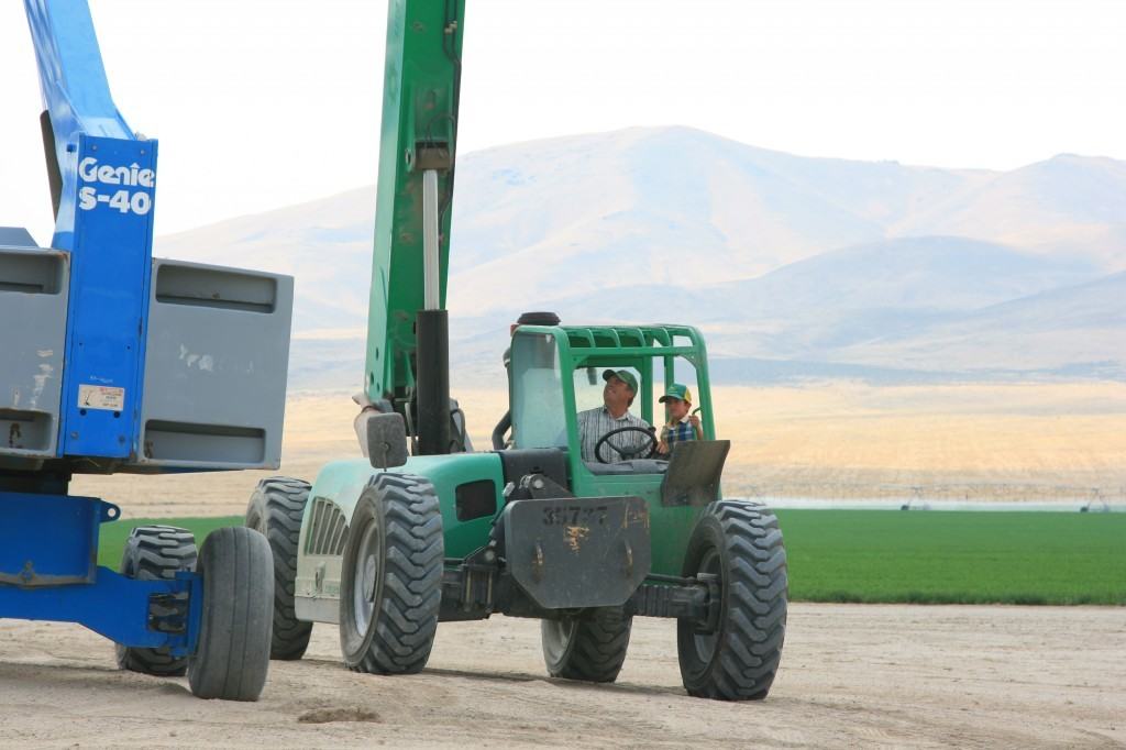 building hay barn