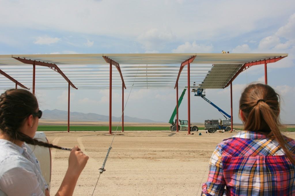 building hay barns