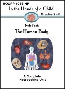 human body note pack