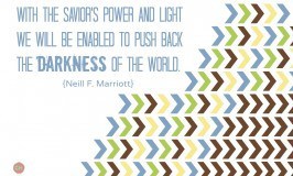 Push back darkness of the world Neill F. Marriott