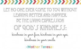 kindness by mother teresa