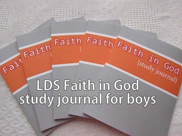 Faith in God study guide for boys