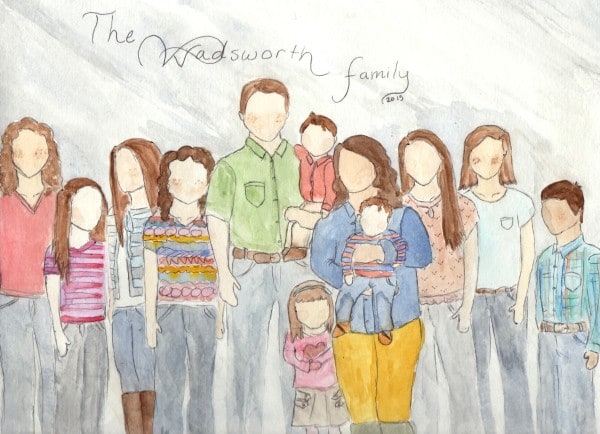 Wadsworth Family Drawing