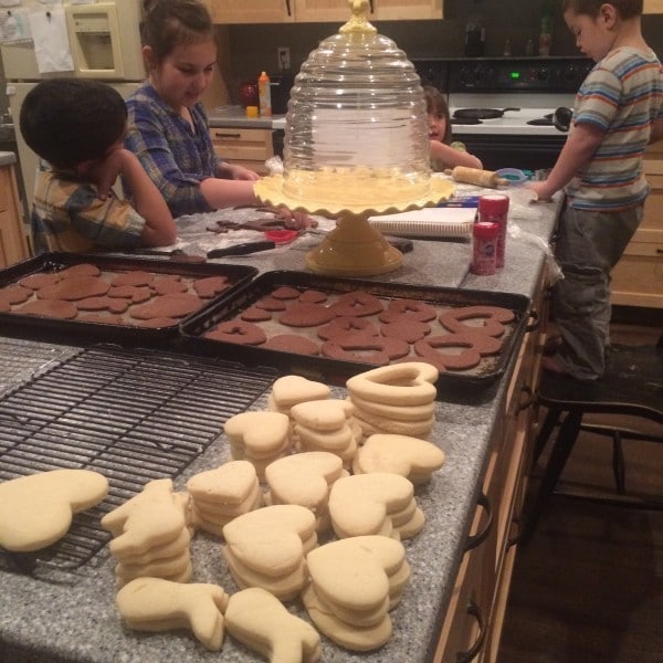 dozens of sugar cookies