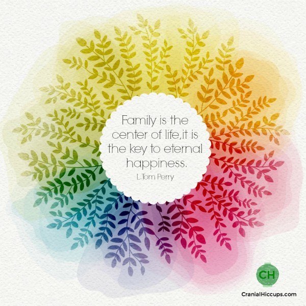 Family is the center of life, it is the key to eternal happiness. L Tom Perry #ldsconf