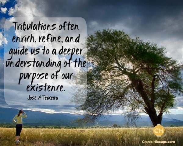 Tribulations often enrich, refine, and guide us to a deeper understanding of the purpose of our existence. Jose A Teixeira #ldsconf