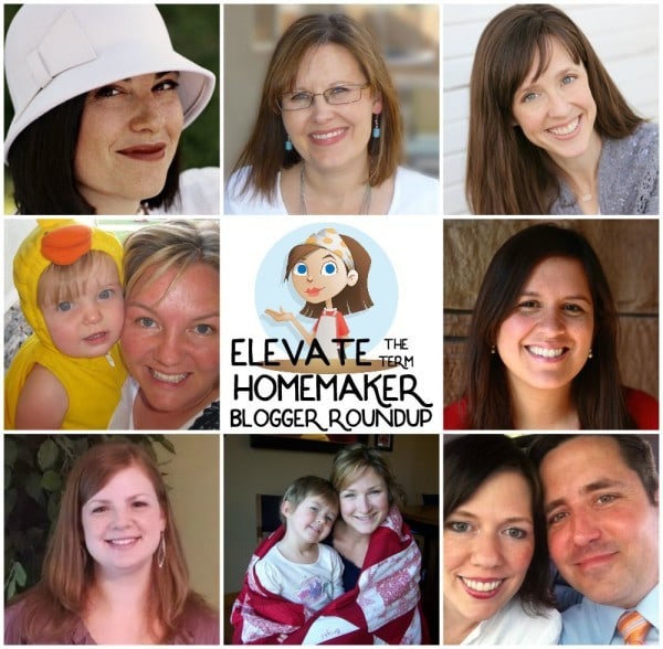 These bloggers are determined to elevate the term of homemaker! Read their posts in this blogger round-up.