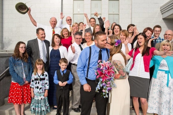 The day we were sealed as a family in the temple!