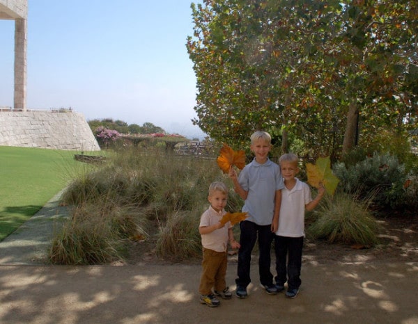 That fateful day at the Getty Museum. *Shocking* amount of children.