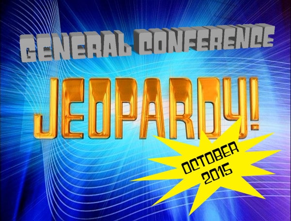 How well did you listen to General Conference? Play this October 2015 General Conference Jeopardy game to find out! Great for seminary, young men or young women mutual activities, and family home evening. #LDSConf