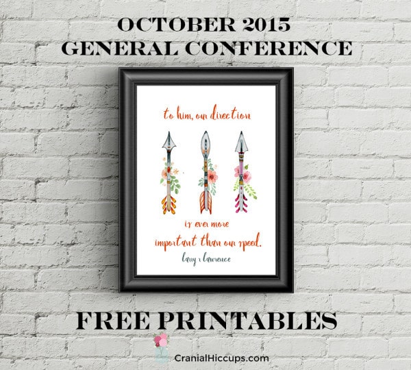 October 2015 General Conference Printables