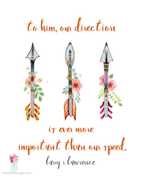 To him, our direction is ever more important than our speed. Larry R. Lawrence #LDSConf #ElderLawrence