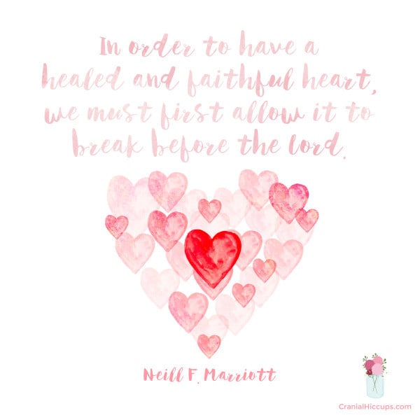 In order to have a healed and faithful heart, we must first allow it to break before the Lord. Neill F. Marriott #LDSConf #SisterMarriott