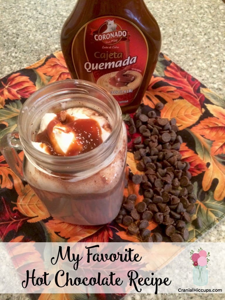 My favorite hot chocolate recipe! Creamy, rich, and oh-so-chocolatey!