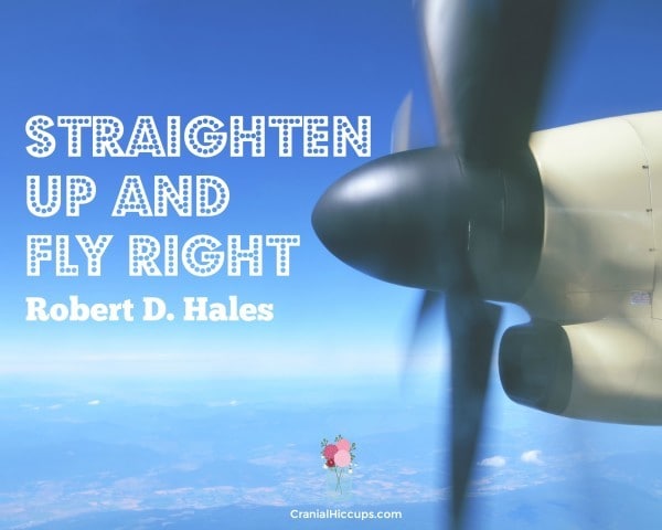 Straighten up and fly right. Robert D. Hales #LDSConf #ElderHales
