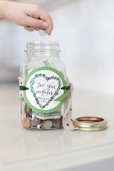 Love Your Neighbor Service Jar